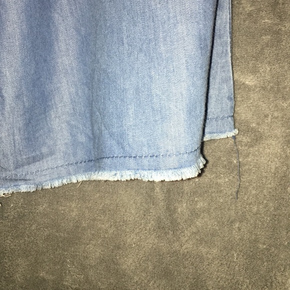 Chambray off the shoulder dress - Picture 3 of 4